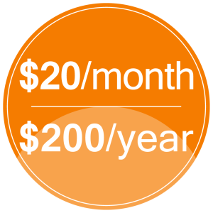$20 / Month Membership