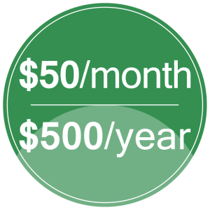 $50 / Month Membership